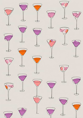 Martini Glass Pattern