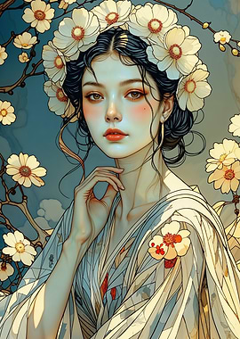 Angelic Beauty White White Flowers