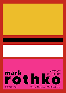 Mark Rothko Exhibition Poster