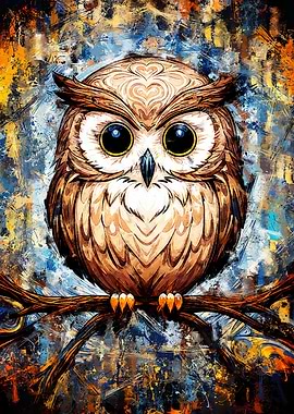Owl Painting