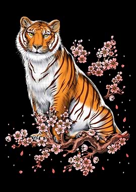 Cherry Blossom Tiger