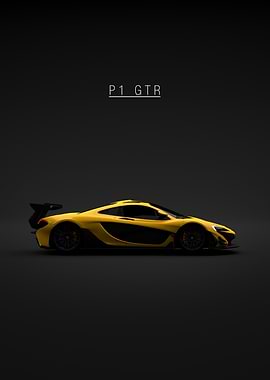 McLaren P1 GTR - Yellow