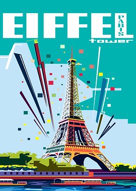 Eiffel Tower Paris Poster