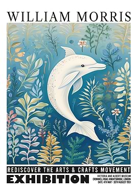 Morris Floral Dolphin Exhibition