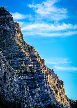 Mountainside Cliff Face