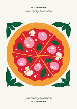 Pizza Wall Art Print