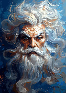Powerful Old Man Portrait