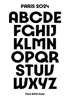 Paris 2024 Bold Font