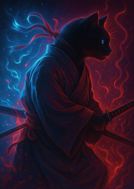 Samurai Cat