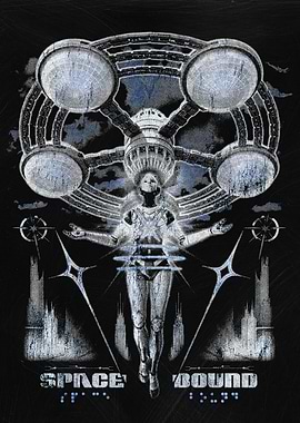 'SPACE BOUND' Poster - MADE BY ZADY