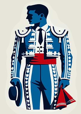Bullfighter in Blue