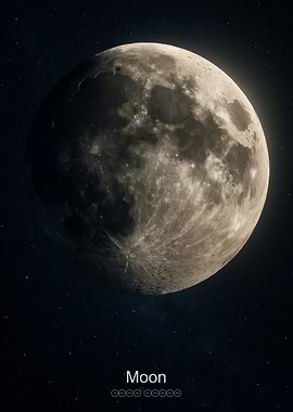 Moon in Space In the solar system
