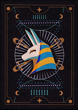 Anubis Egyptian God Tarot