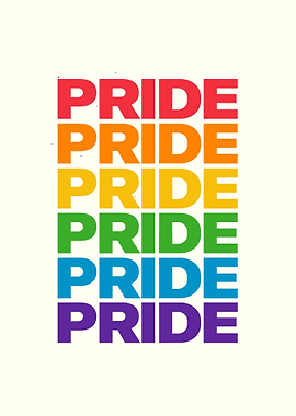 Rainbow Pride Text