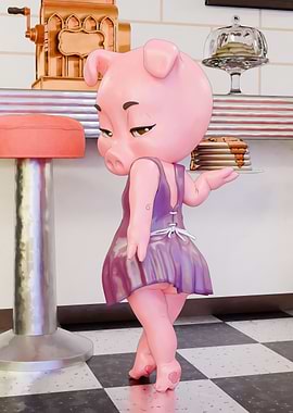 Diner Piggy (Pancakes)