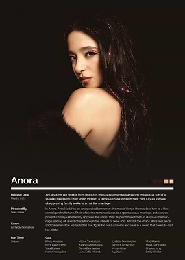 Anora Movie Poster