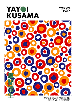 Yayoi Kusama Polka Dot Poster