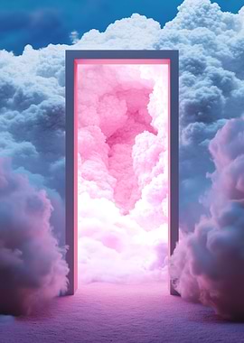 Pink Cloud Doorway