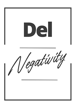 Delete Negativity Quote