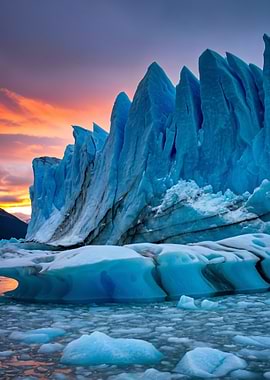 Glacier Sunset