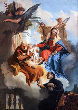 Holy Family with Angels
