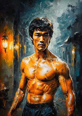 Bruce Lee Painting