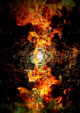 Portal of Fire Abstract artwork