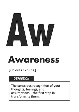 Awareness Element – Conscious Mindset Manifestation