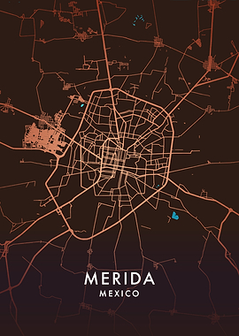 Merida City Map