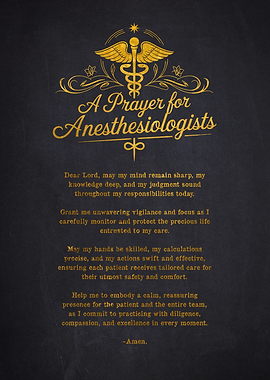 Anesthesiologist Prayer
