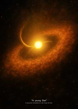 Young Star in Nebula