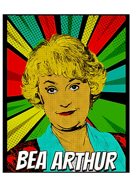 Bea Arthur Pop Art