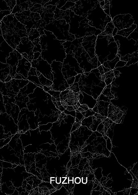 Fuzhou City Map