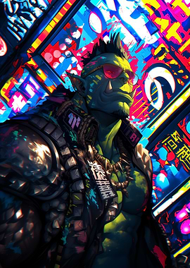 Cyberpunk Orc
