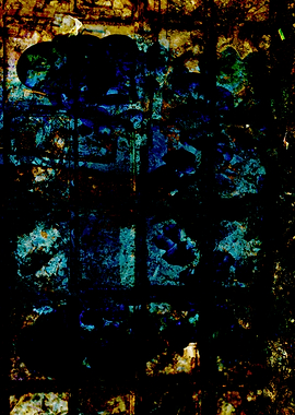 Decaying Stained Glass Window