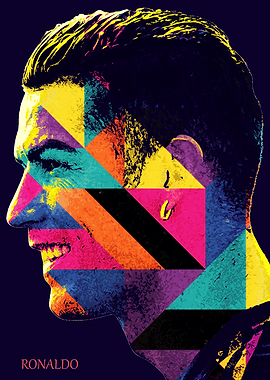 Ronaldo Geometric Portrait