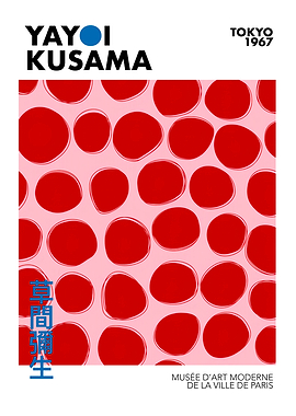 Yayoi Kusama Polka Dot Poster