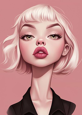 Blonde Woman Portrait