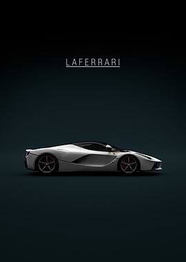 White Ferrari LaFerrari