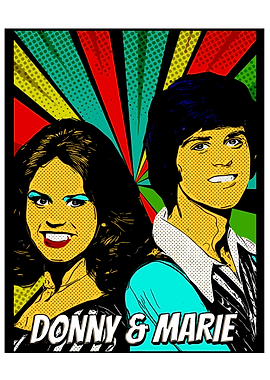 Donny & Marie Pop Art