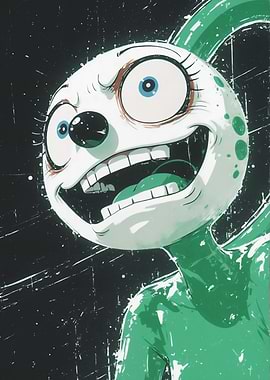 Creepy Cartoon Character