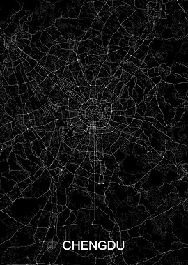 Chengdu City Map