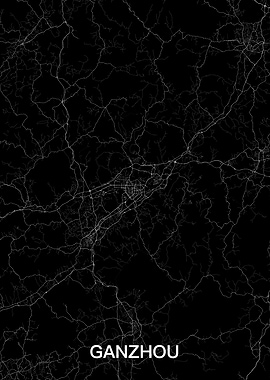 Ganzhou City Map