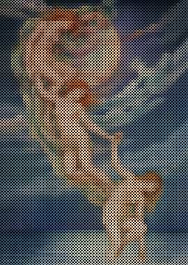 Moonbeams Dipping Into The Sea by Evelyn De Morgan