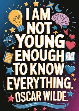 Oscar Wilde Quote Graphic