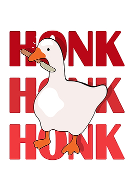 Goose with Knife Honk