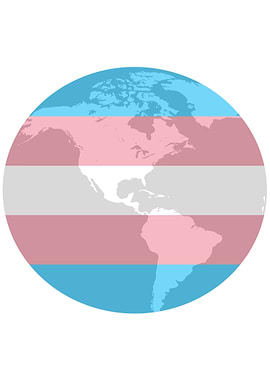 Transgender Pride Globe