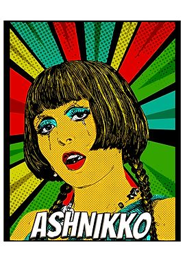 Ashnikko Pop Art Portrait