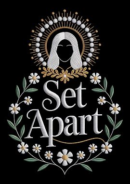 Set Apart Embroidery Design
