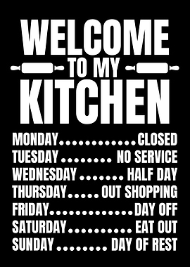 Welcome to my kitchen